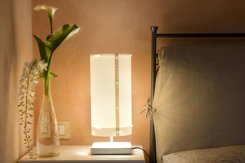 Comfortable room with traditional materials